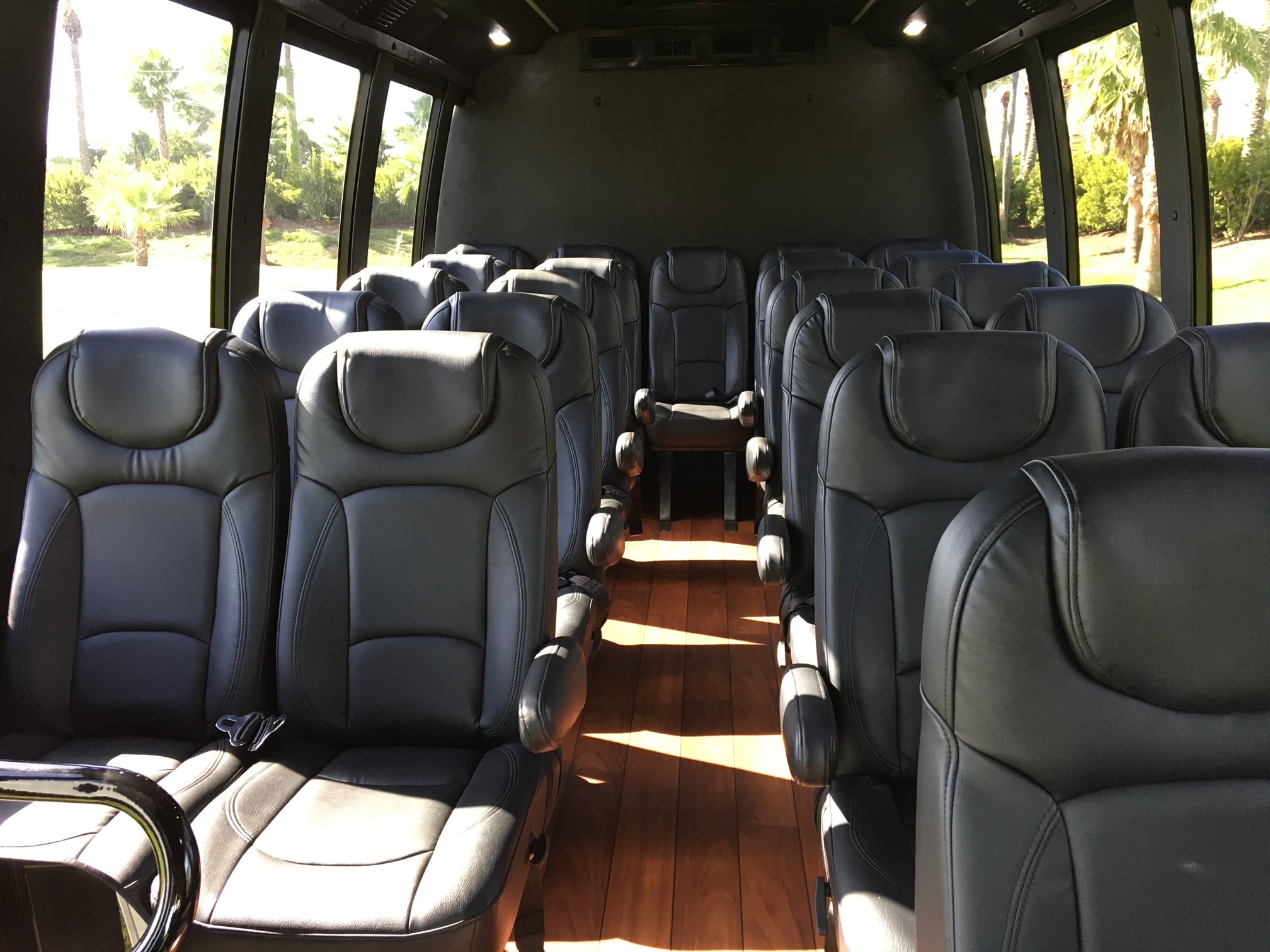 20-24 Passenger Mini Bus Interior